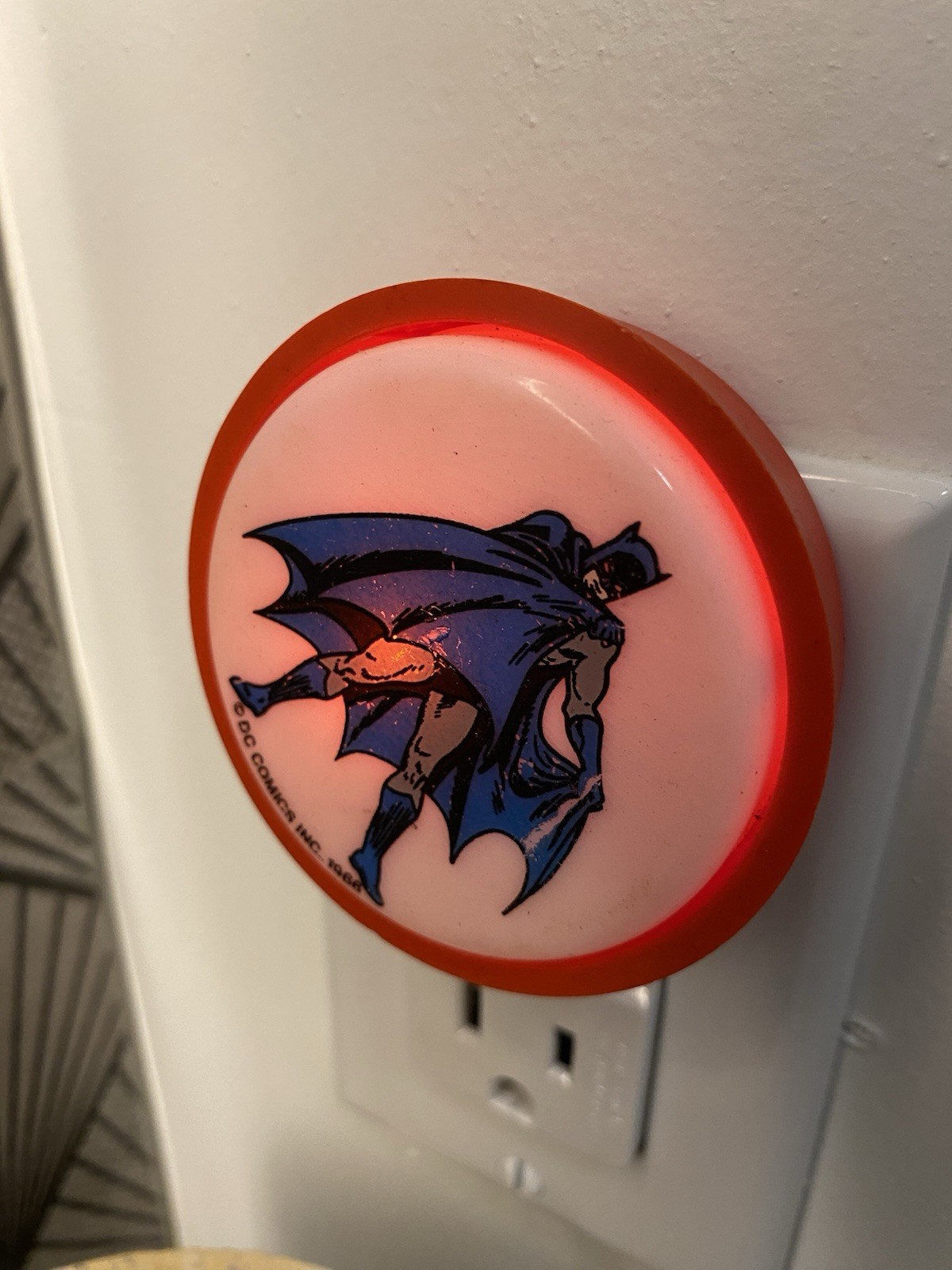 Vintage Batman Night Light D.C. Comics 1978 Or 1966 General Electric