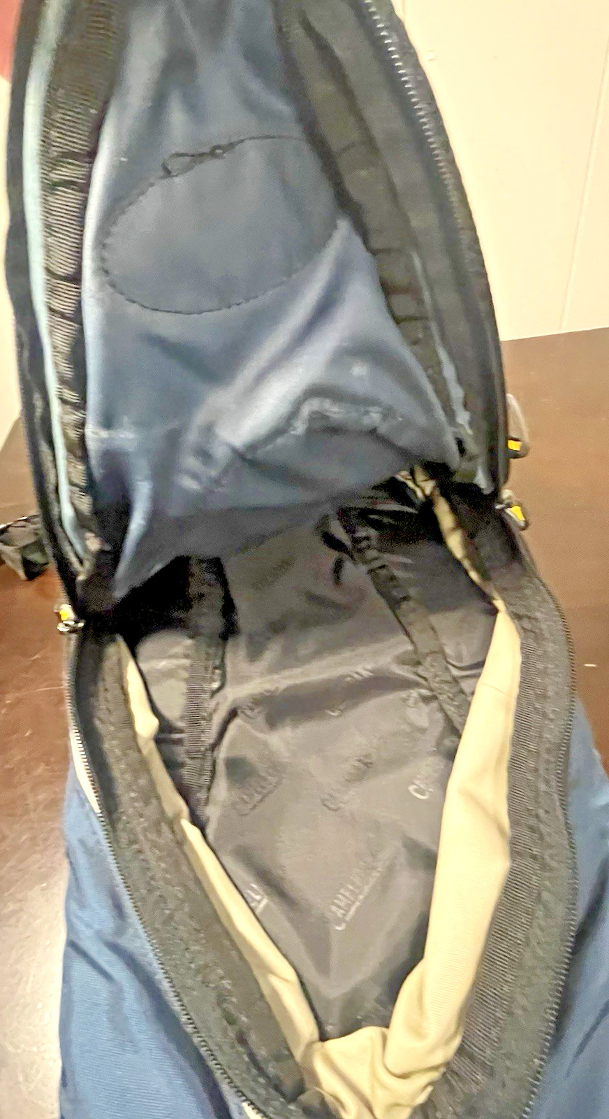 Camelbak Blowfish Hydration Backpack Without Bladder Blue/Blue-Gray Great Shape!
