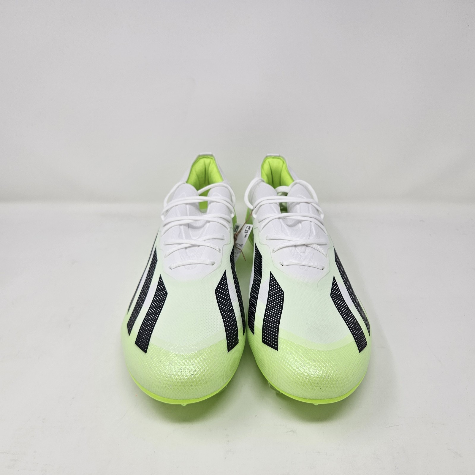 Men's Adidas X Crazyfast.1 FG 'White/Green' Soccer Cleats / HQ4516 / Size 12