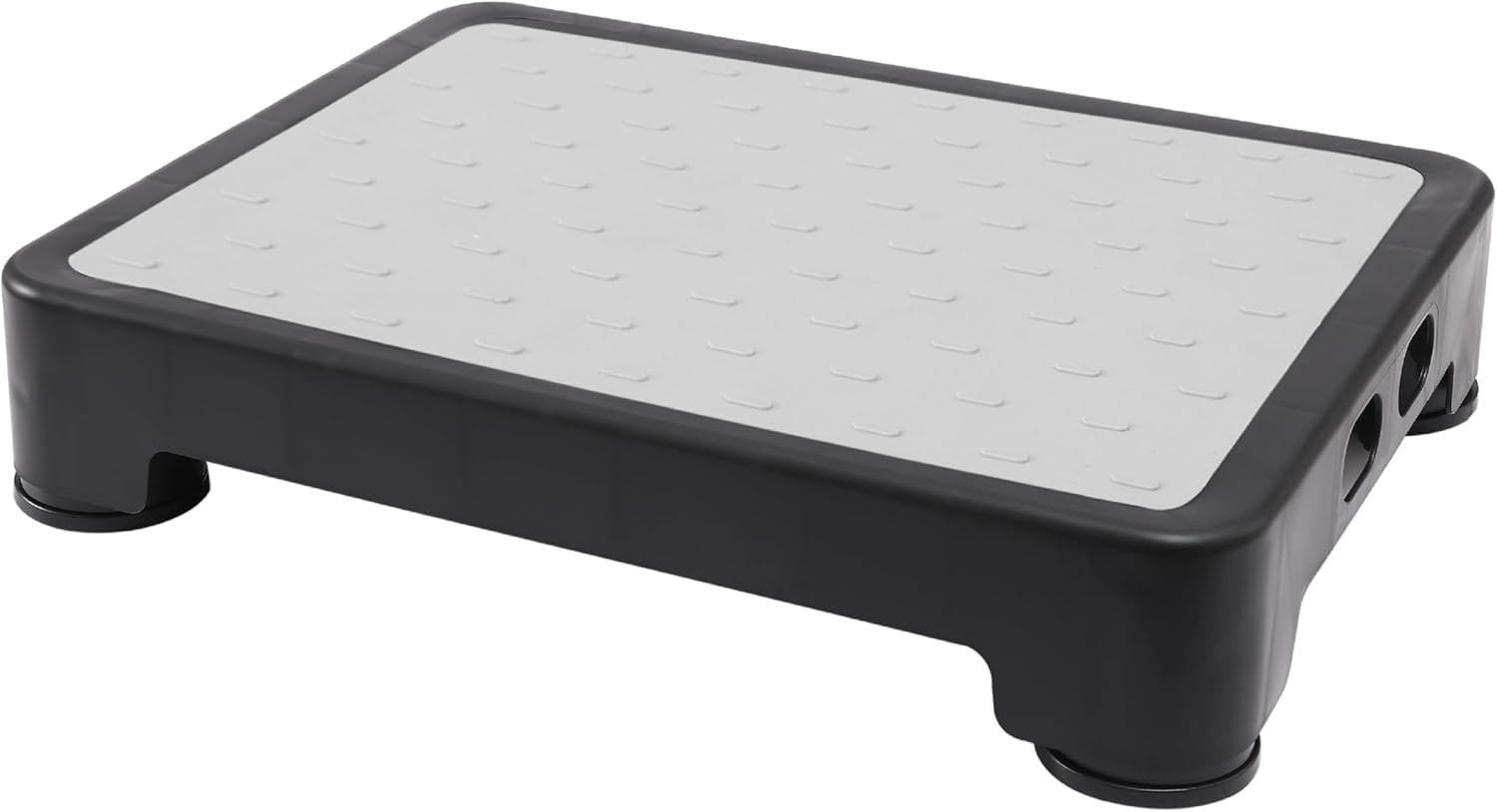 Gray 3.4 Fixed Height Step Stool, Non-Slip Platform, 6 Feet, Seniors Kids