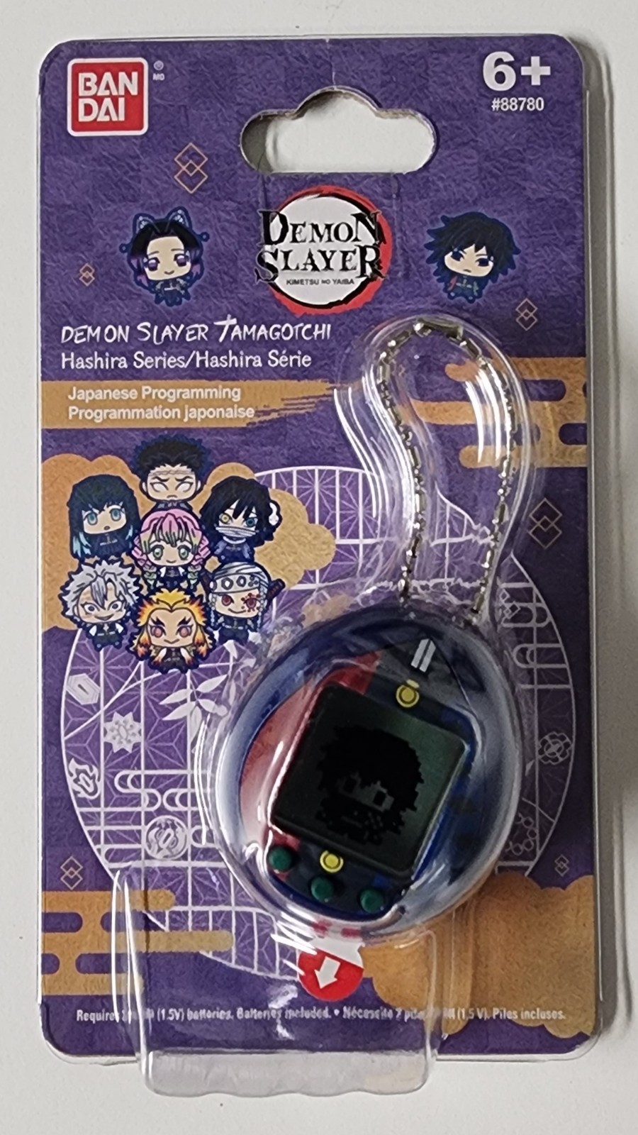 Demon Slayer:Kimetsu No Yaiba X Tamagotchi Electronic Pet: Giyu Tomioka W2