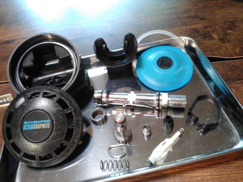 Scubapro G250 GRAPHITE Second-Stage. Pressure checked; no air leaks