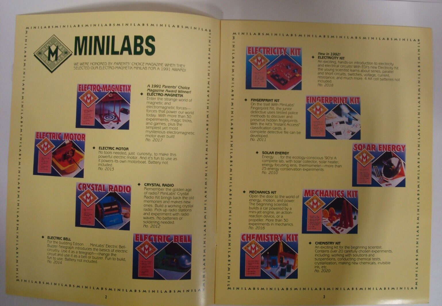 EDUCATIONAL DESIGN 1993 SCIENCE KITS & LABS CATALOG