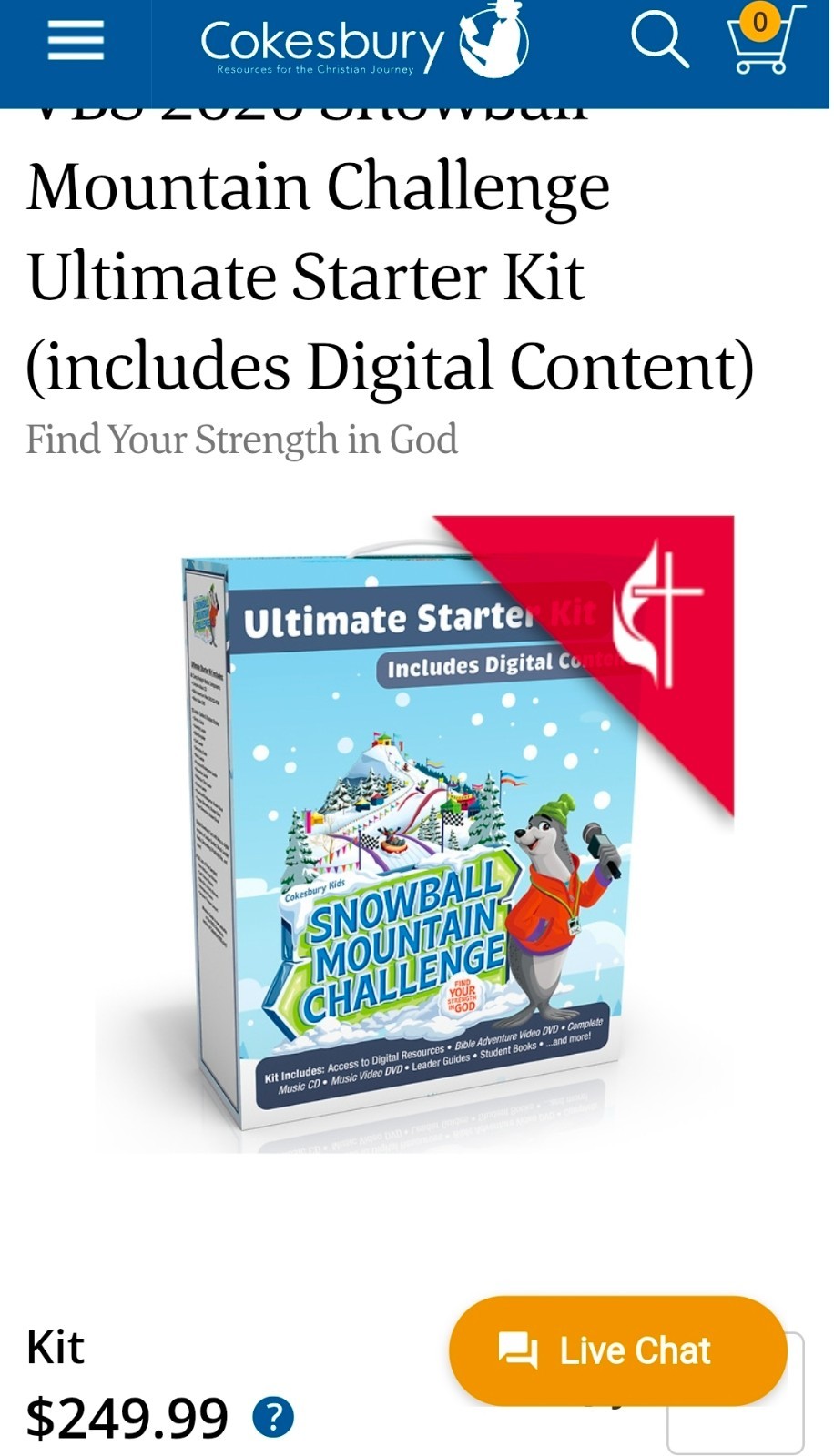 VBS snowball mountain challenge kit with lots of extras