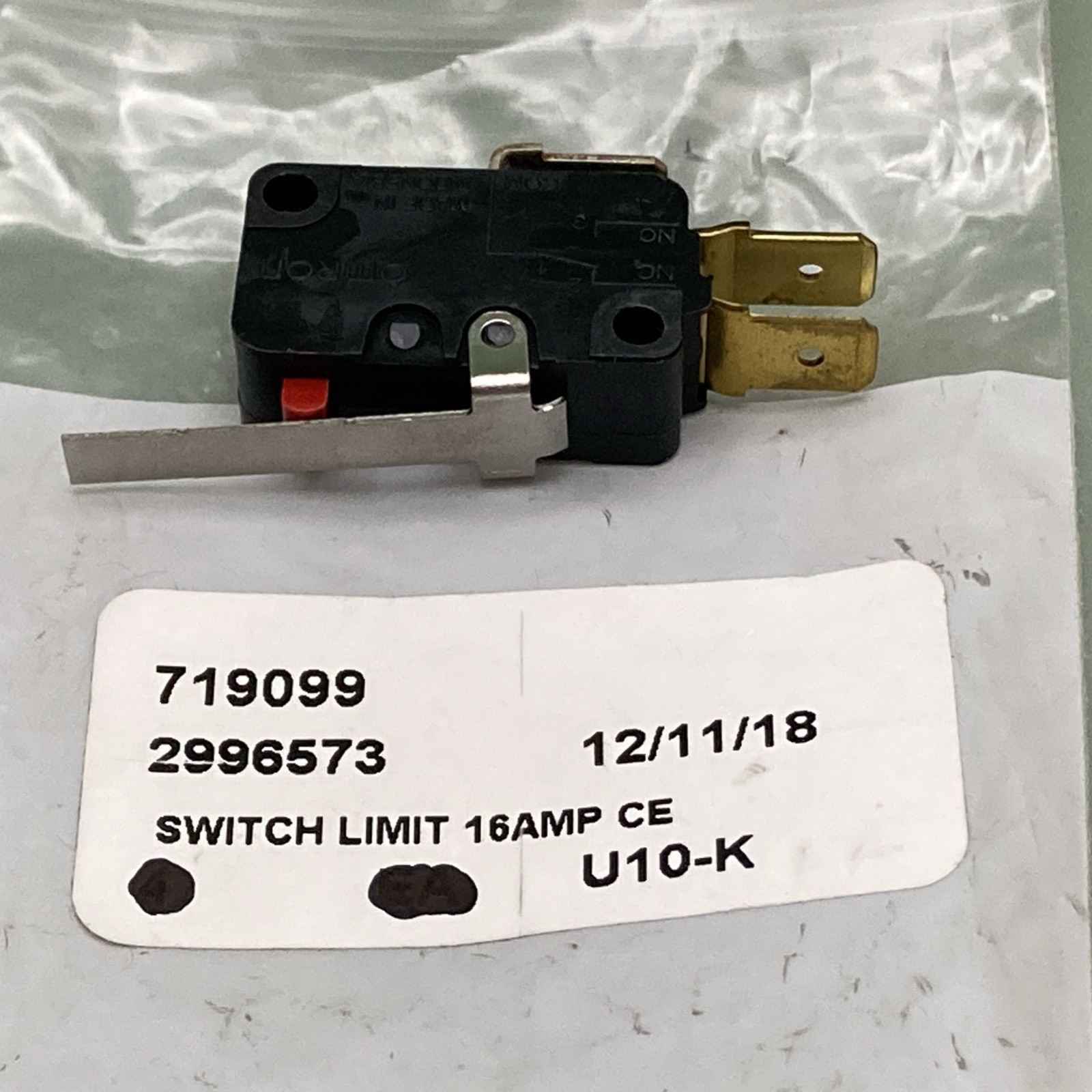 NEW GENUINE STOELTING 719099 SWITCH LIMIT 16 AMP CE