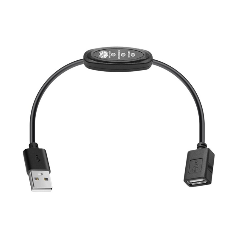 3 Speed Control USB Extension Cable with Cord Fan Controller Equipment Switches