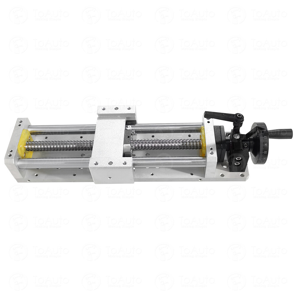 L300mm Cross Slide Linear Table Stage Module Manual Worktable with Handwheel