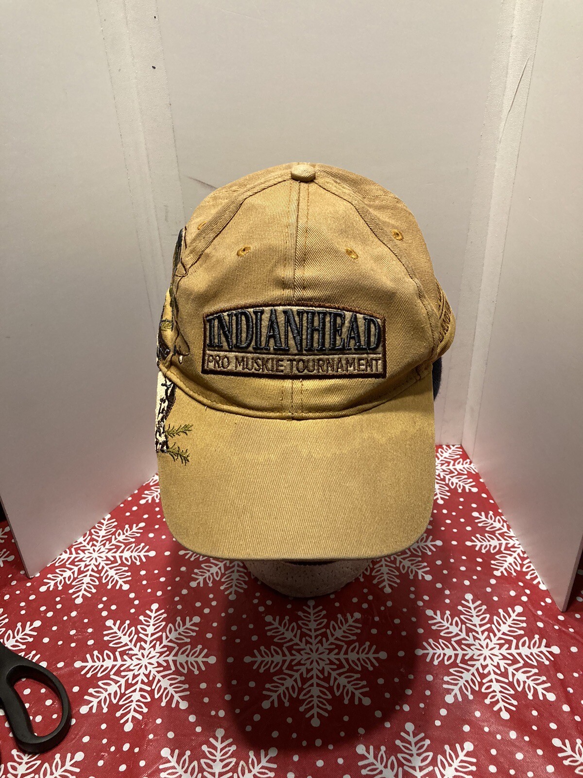 2013 Indianhead Pro Muskie Tournament Strap back Baseball Cap Hat Wisconsin