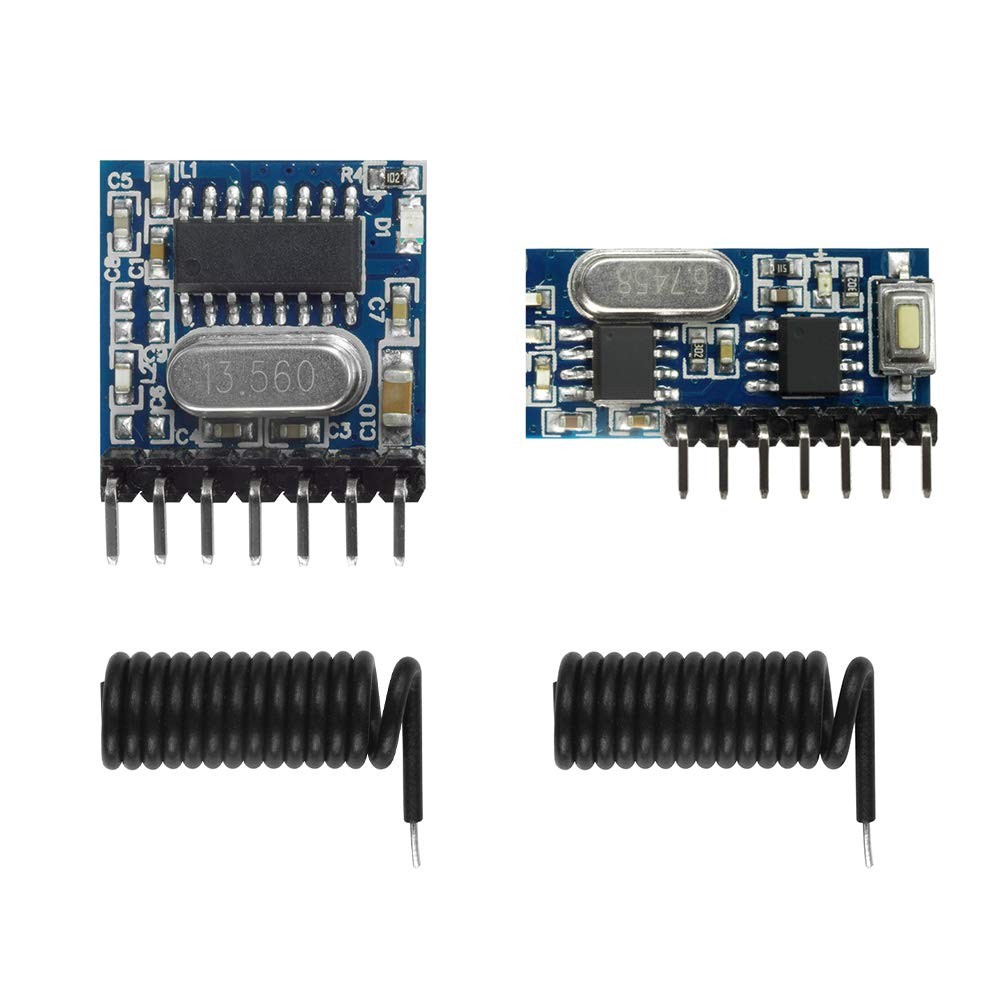 Wireless 433Mhz RF Module Receiver and Transmitter Remote Control Built-In Learn