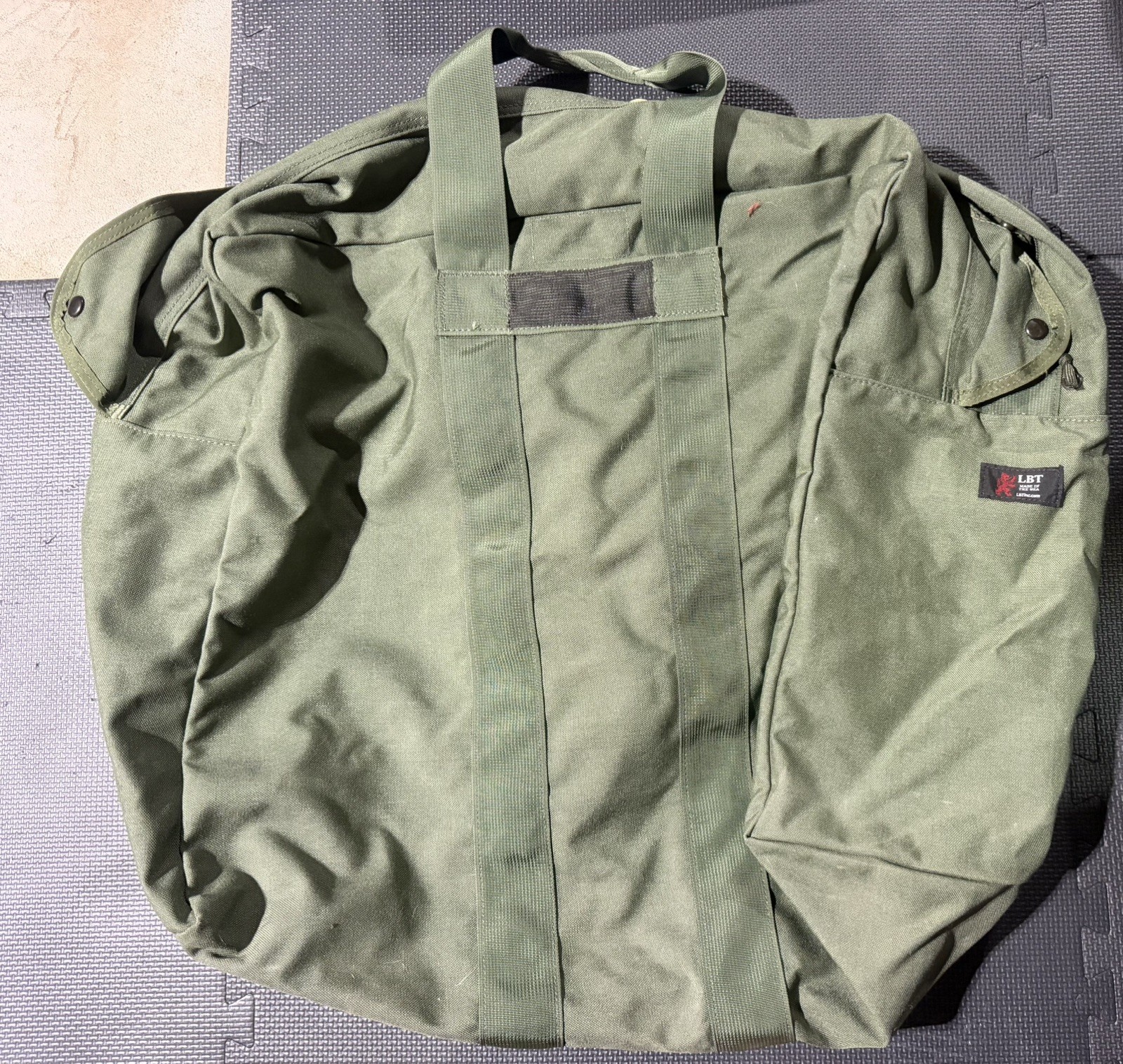 London Bridge Trading LBT-0155A Large Flyers Kit Bag OD Green Parachute Loadout
