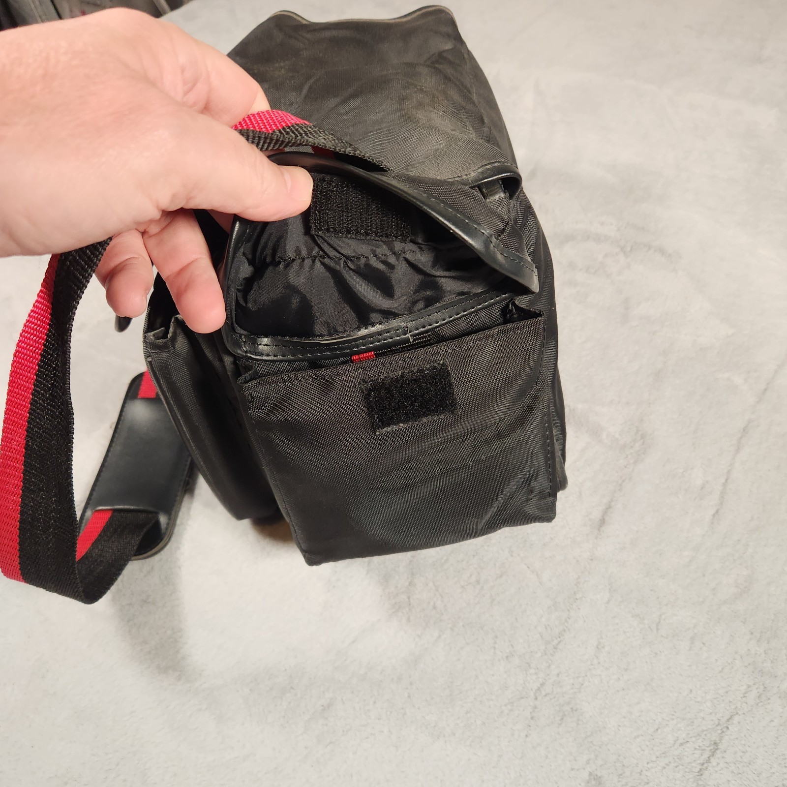 Fotima Camera Bag Black Adjustable Strap Padded Compartments F430NS