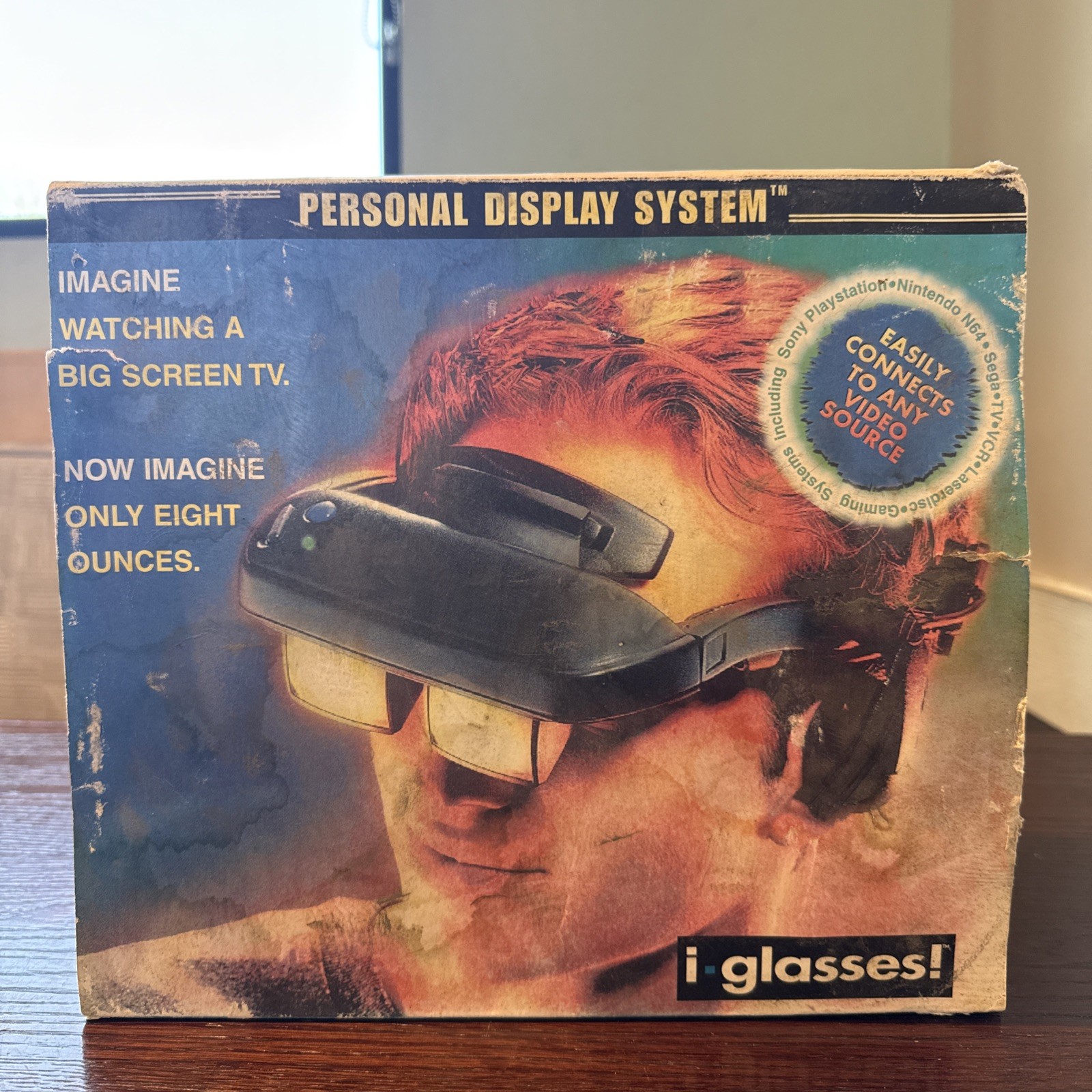 Virtual IO i-Glasses Headset Virtual Display Systems Kit Open Box Vintage 2000