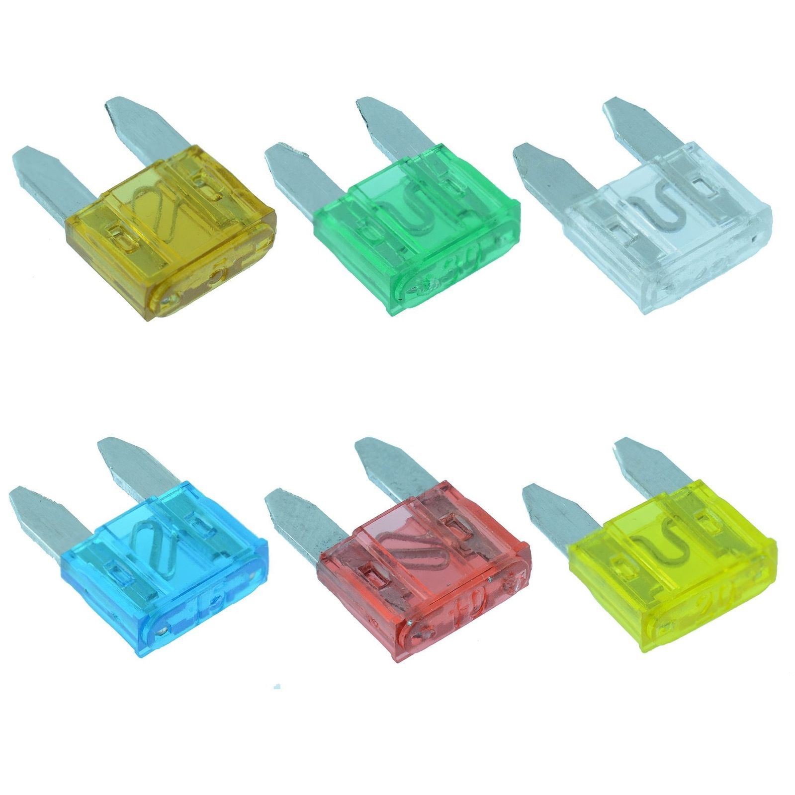 24 x Mini Blade Fuses 5A 10A 15A 20A 25A 30A Car Auto Automotive