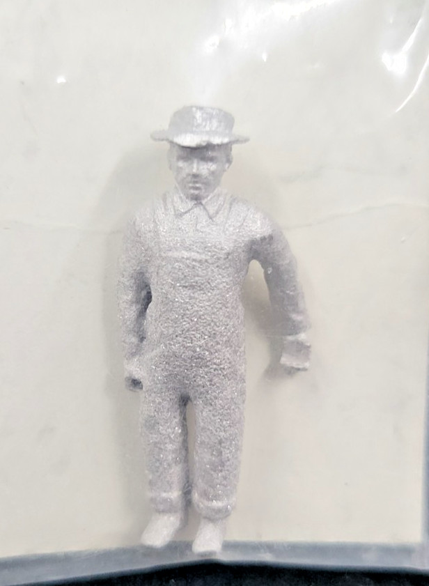C.H.B. MODELS JD-53 BRAKEMAN  WHITE METAL O SCALE FIGURE On3 On30 CHB