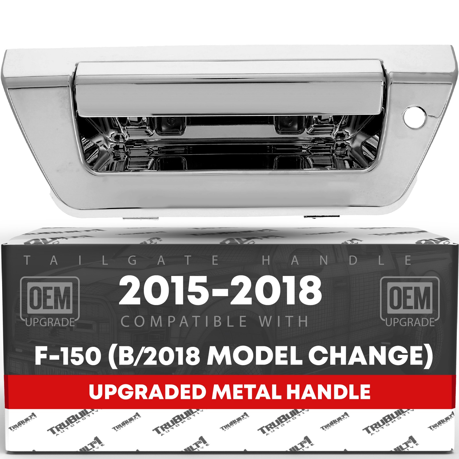 T1A Tailgate Handle Latch Replacement- Upgraded Metal - Compatible with 2015-...
