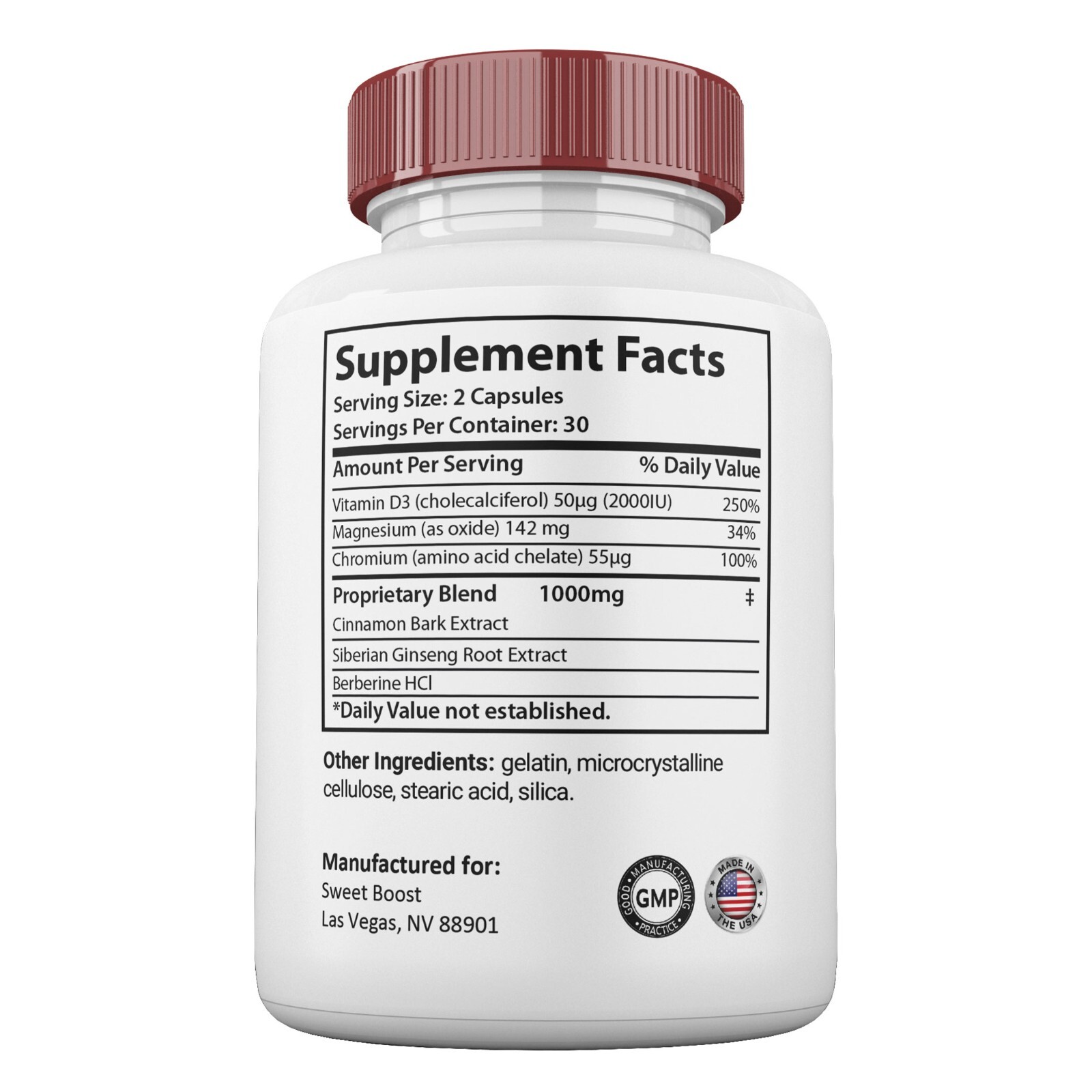 Sweet Boost Glycogen Support Capsules, Max Strength , SweetBoost Pills (10 Pack)