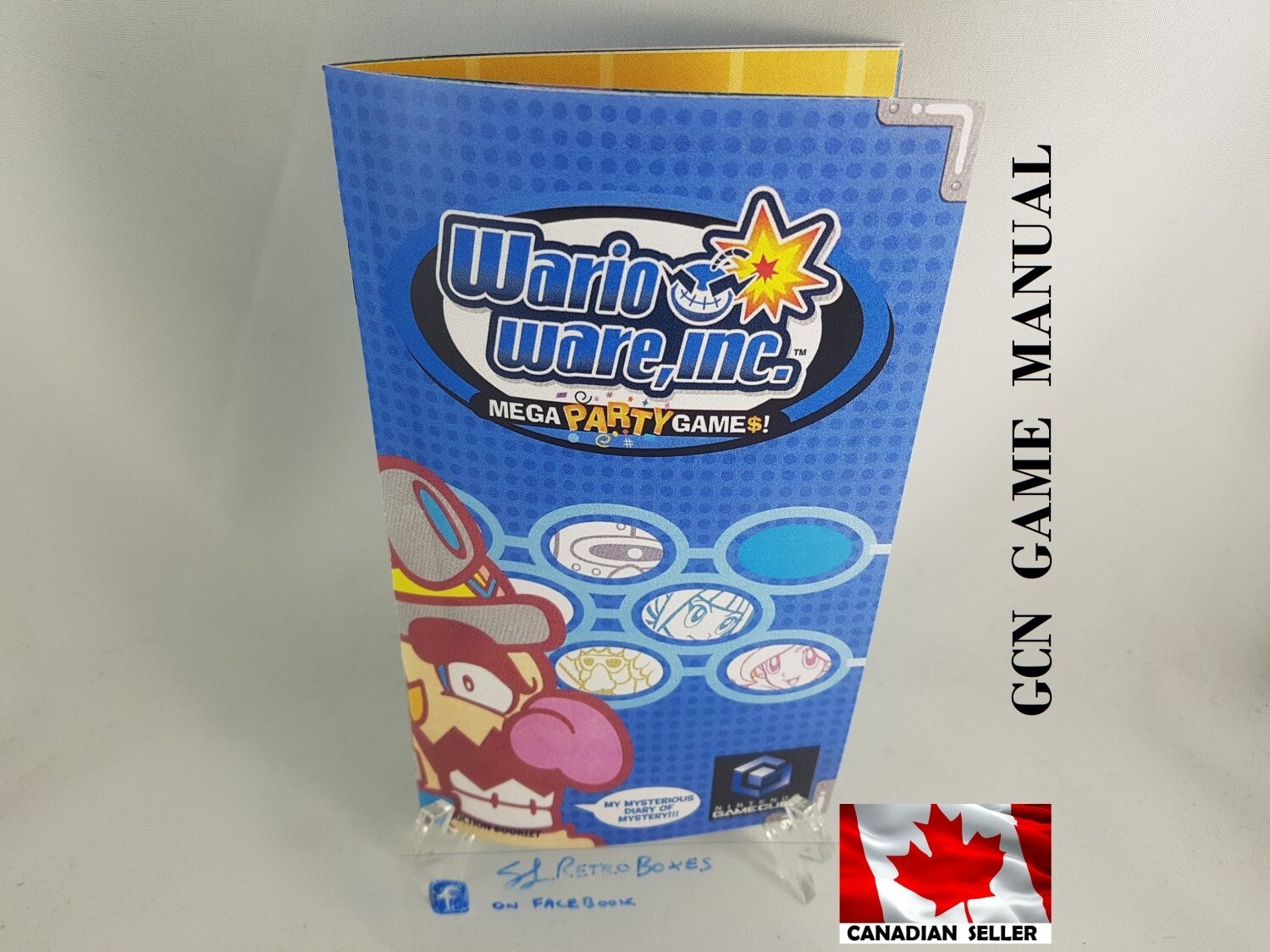 MANUAL GCN - WARIO WARE INC. PARTY - Gamecube 'Replacement' Instruction Booklet