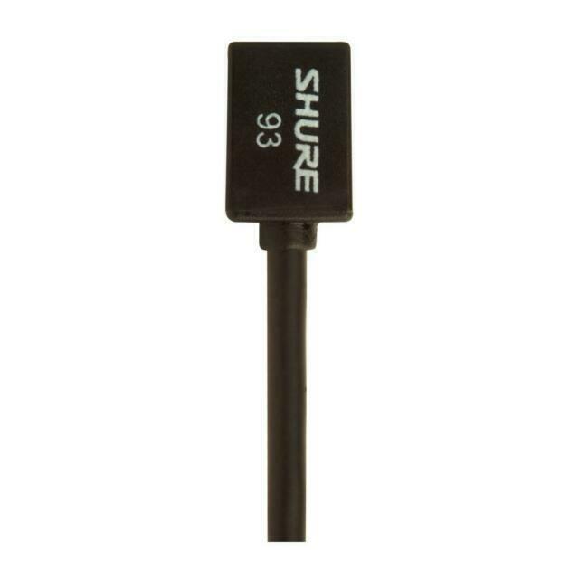 2 Shure WL93 Lav Mic (Lot of 2)