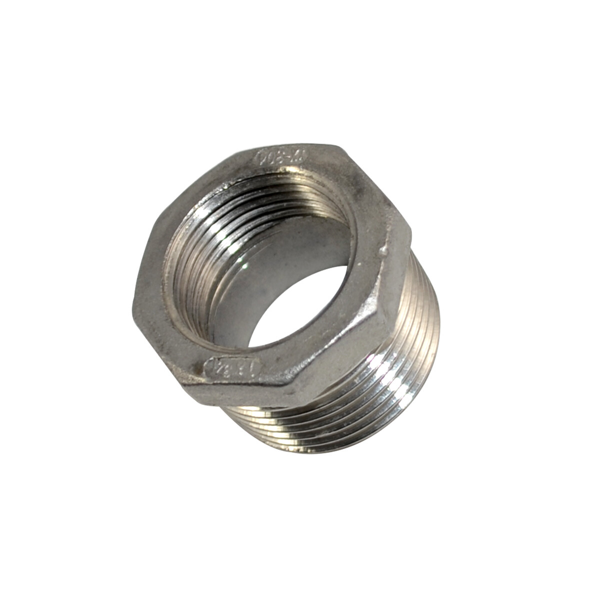 1" to 3/4" NPT threaded SS 304 HEX Reducing bush adapter Reducer Fitting Adapter