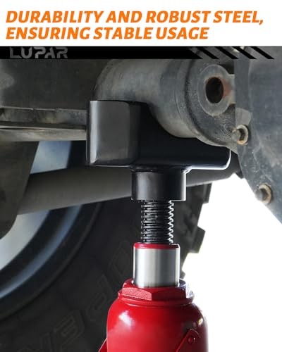 Jack Axle Adapter Lifting Saddle Compatible With Bottle Floor Jack 4INCH Black