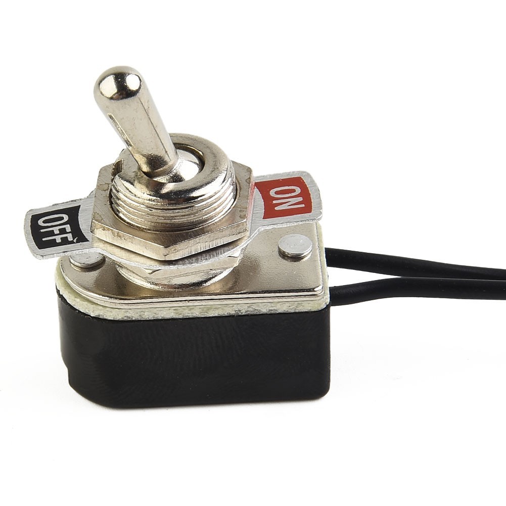 for TOGGLE Switch SPST 6A Rocker SPST Contacts Switch for TOGGLE 12mm Cutout