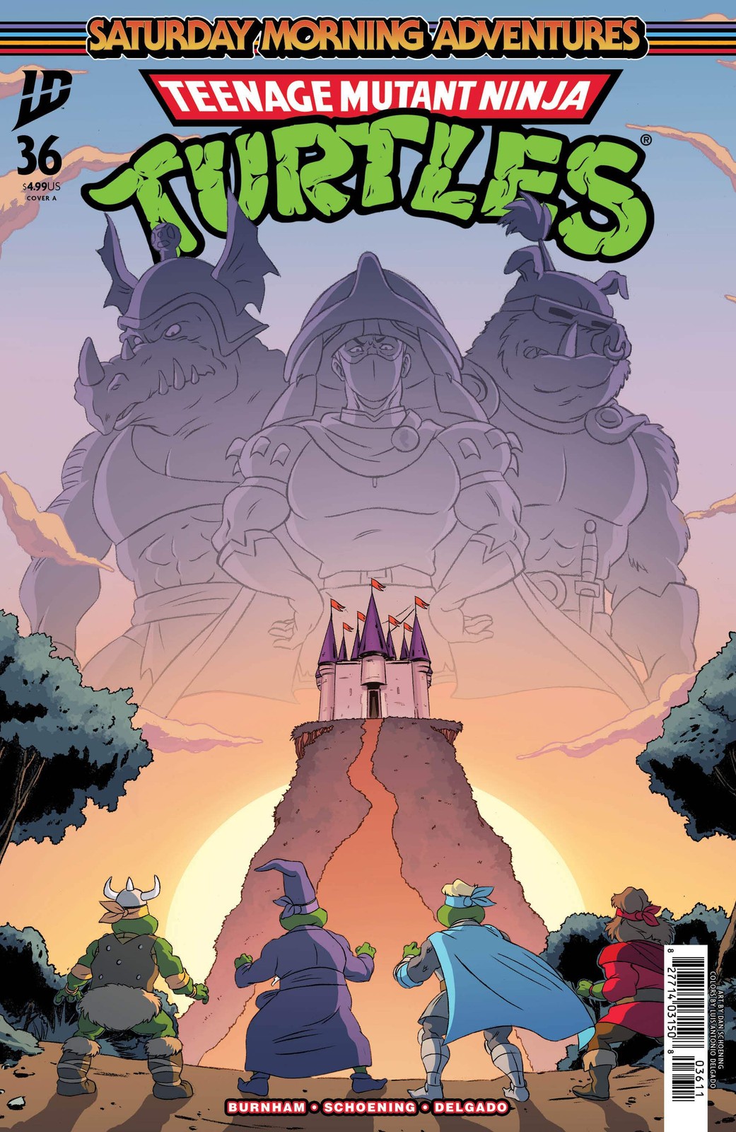 Teenage Mutant Ninja Turtles: Saturday Morning Adventures #36 Cover A (Schoening