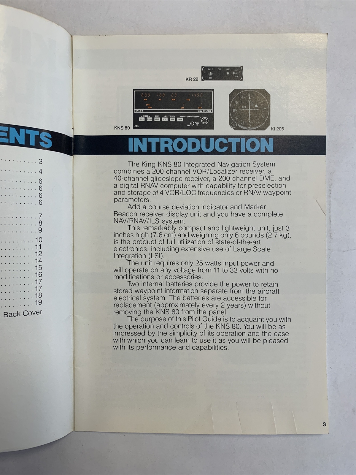 King KNS 80 Pilot's Guide