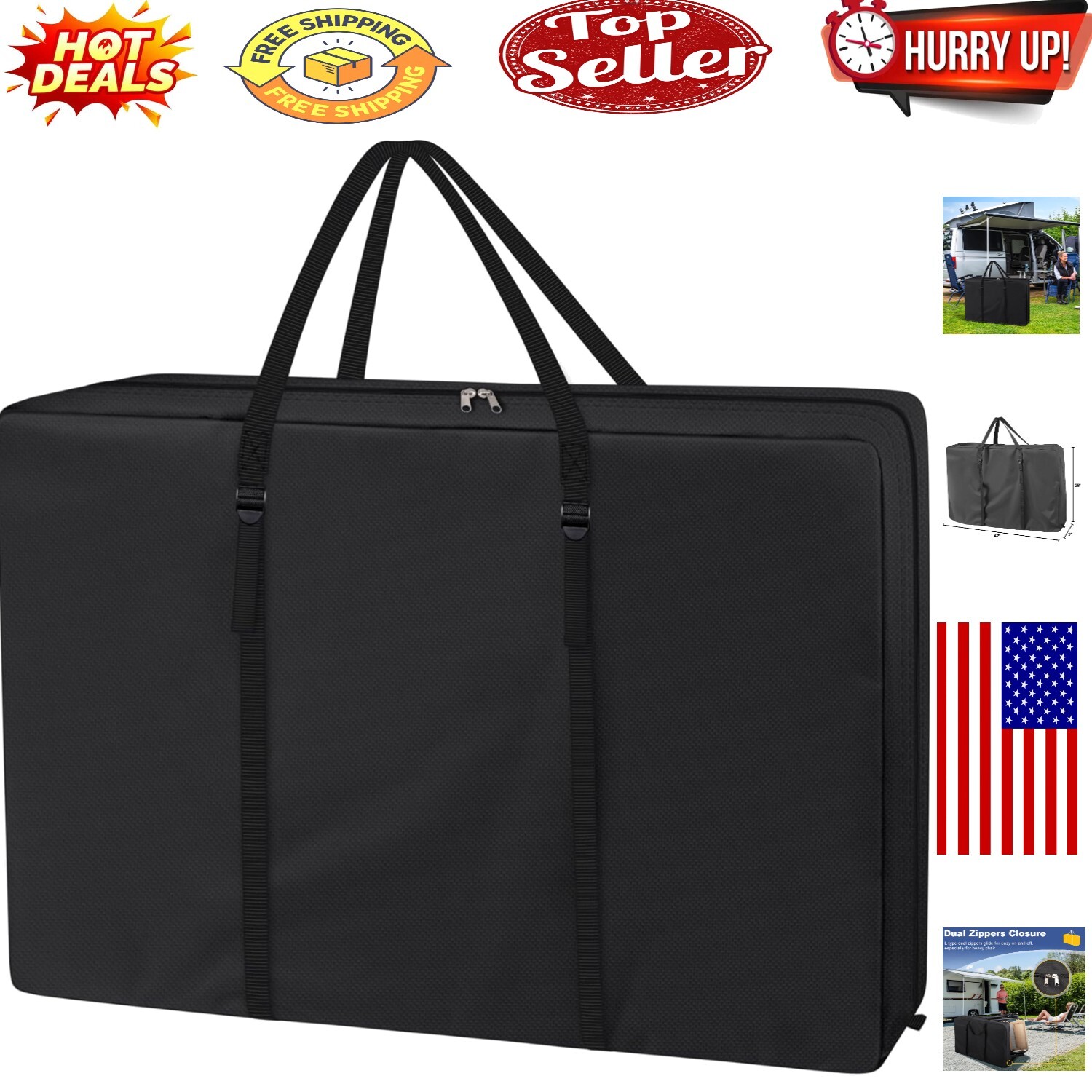 Best Heavy Duty Transport Storage Bag for Folding Lounge & Zero Gravity Chairs