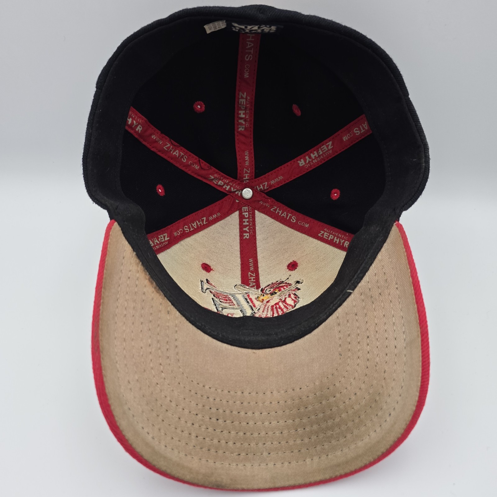 Zephyr Fargo-Moorhead Redhawks North Dekota Fitted Hat Size M-L