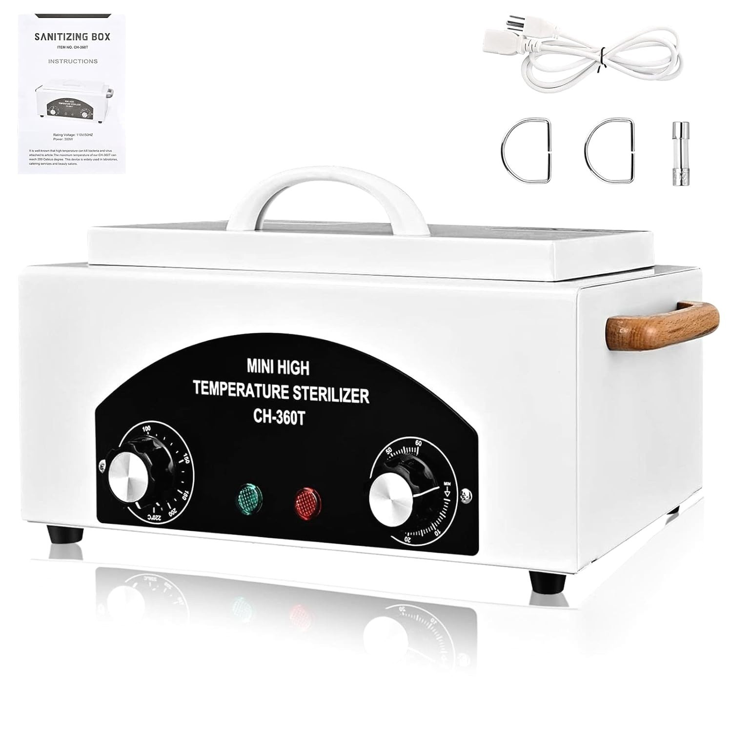 Esterilizador de Calor Seco Herramienta Dental,Manicura 1.5L Equipo de Salón