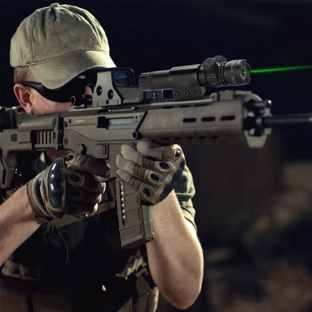 Green Laser Sight Rifle Dot Scope Laser Remote Switch Rail Barrel Mount ASN