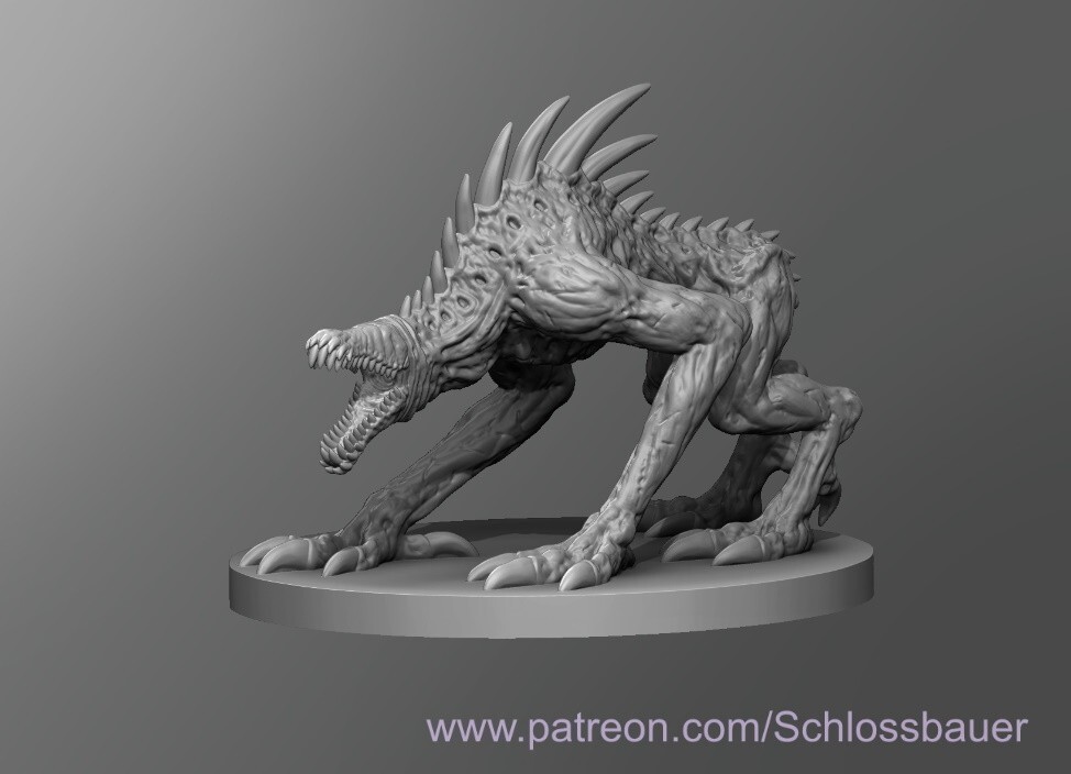 Dungeons and Dragons - Large Aberration - SCP 939 The Creature With Many Voices