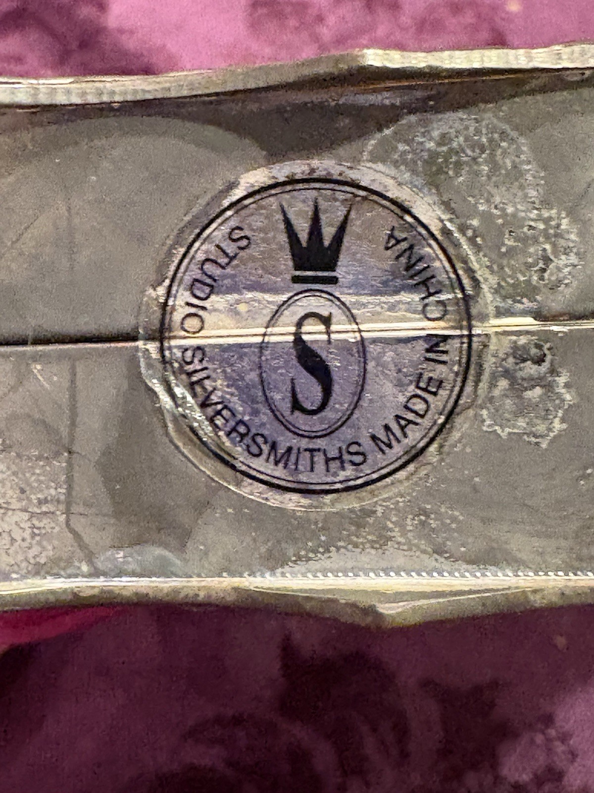 Vintage Studio Silversmith’s Napkin Holder