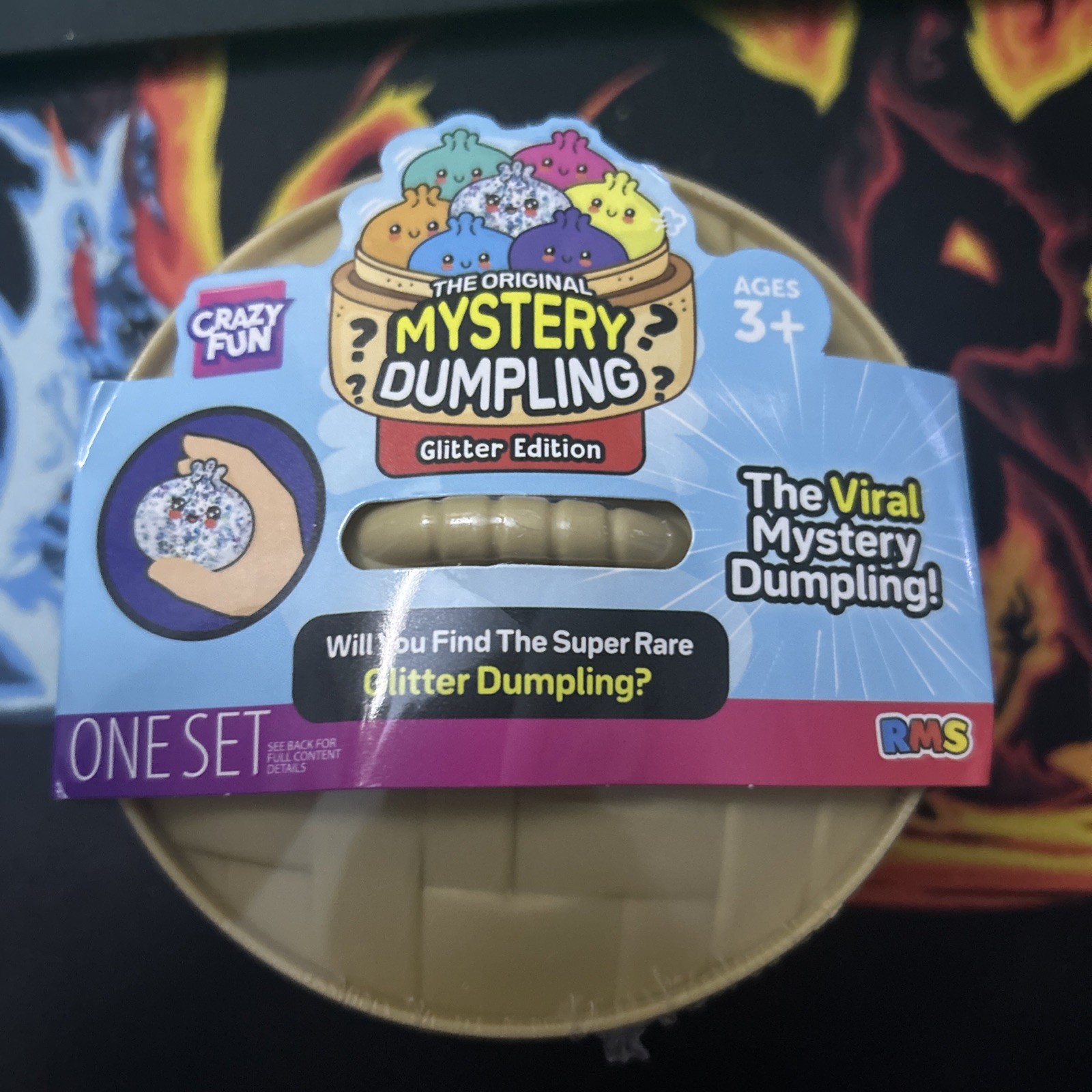 RMS Mystery Squishy Bun Dumpling RARE GLITTER Limited Edition