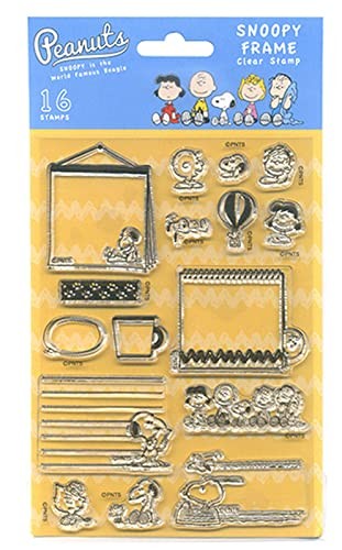 Peanuts Snoopy clear stamp sheet friends KODOMONOKAO #3