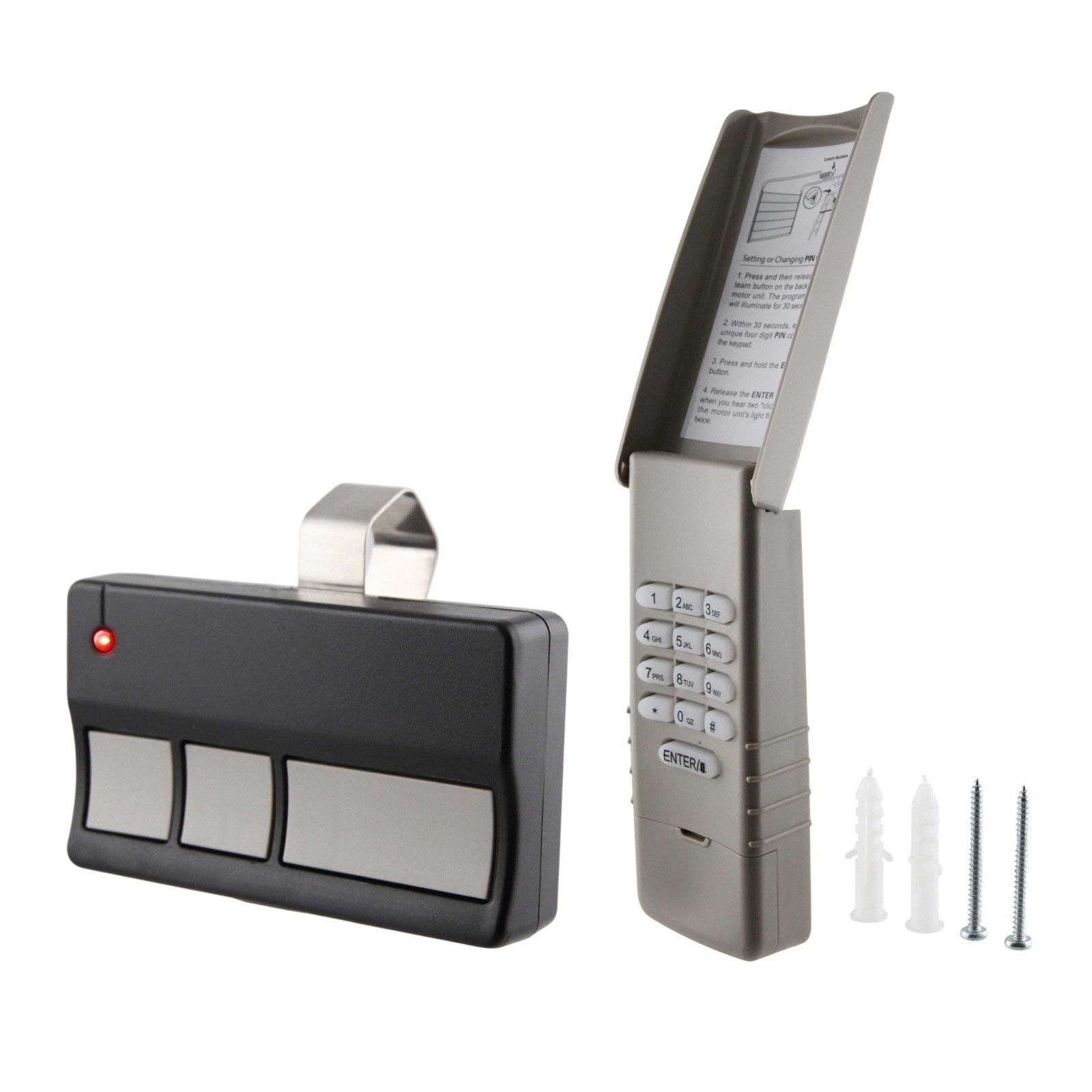 For Liftmaster Sears Garage Door Keypad 740CB 66LM Opener + Visor Remote 83LM