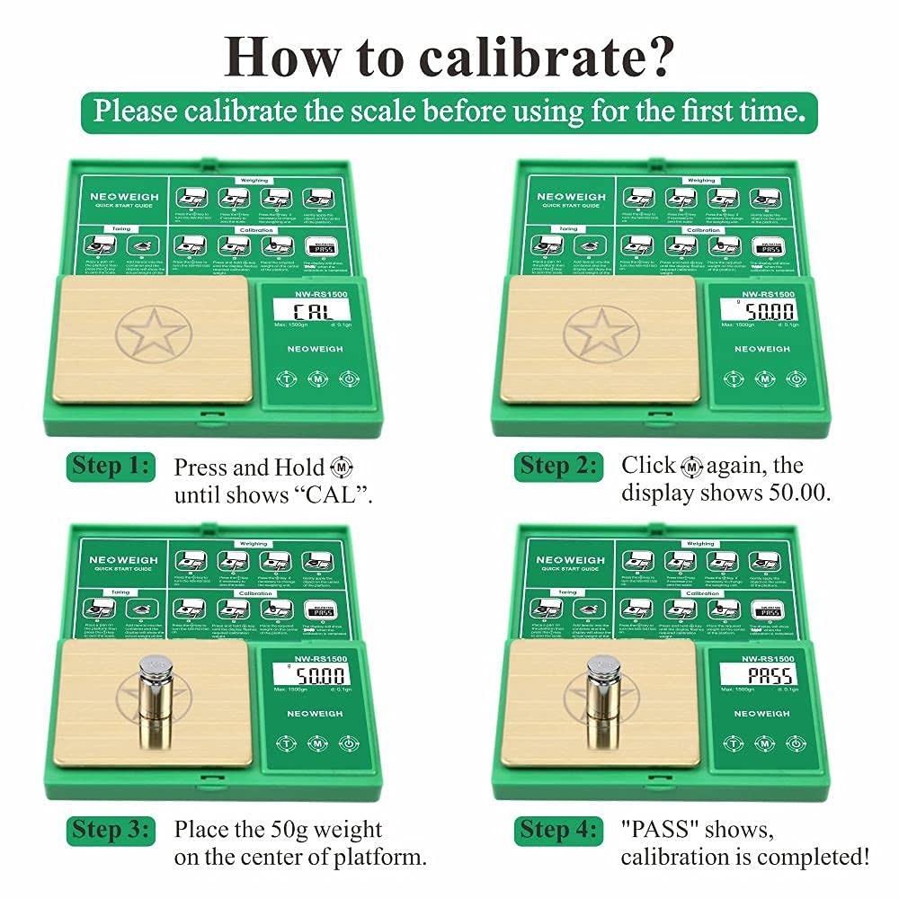 Reloading Scale, Powder Scale for Reloading, 1500 Grains x 0.1 gn, Digital Powde