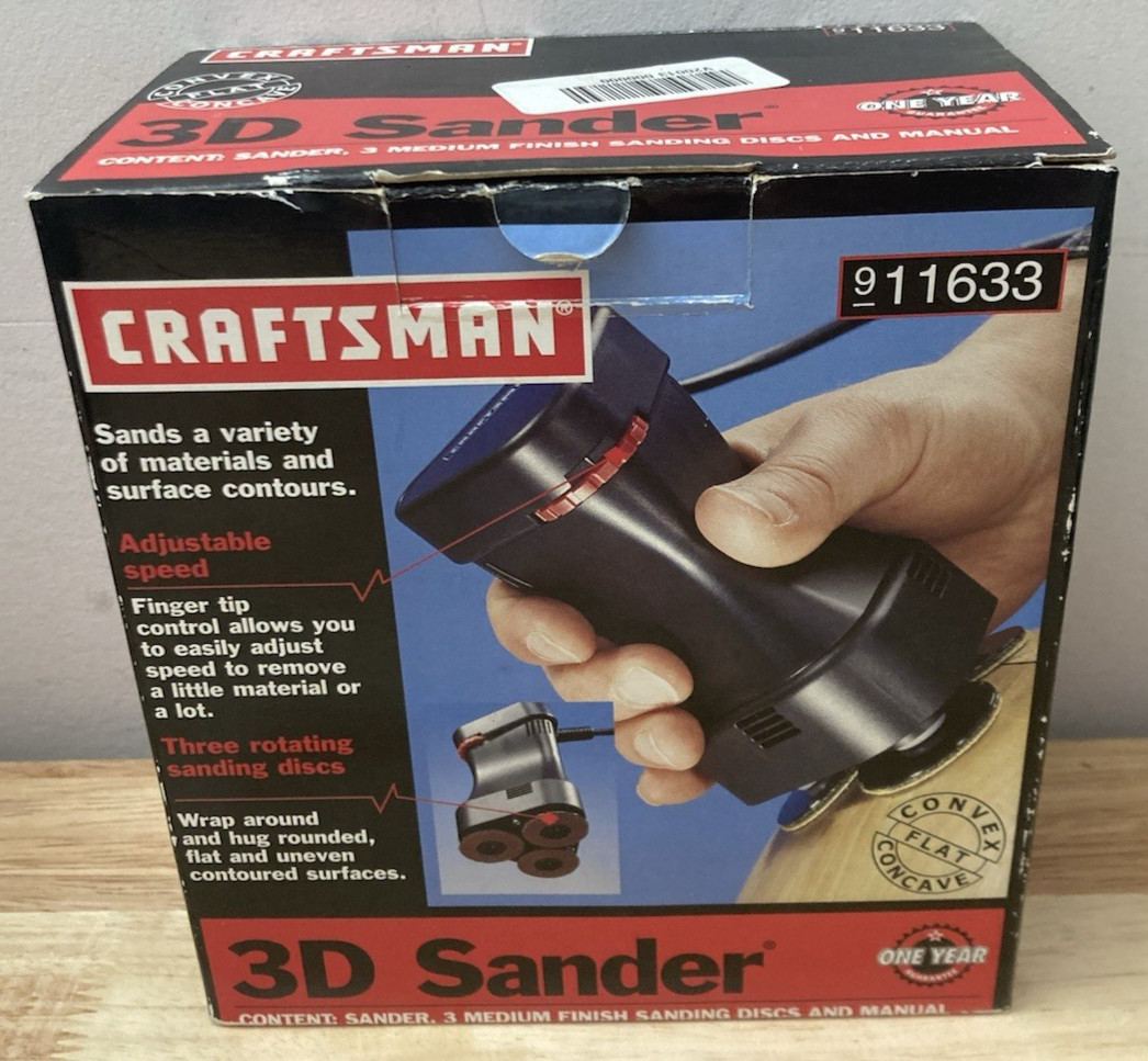 Craftsman 3D Sander 911633 Adjustable Speed (New Open Box)