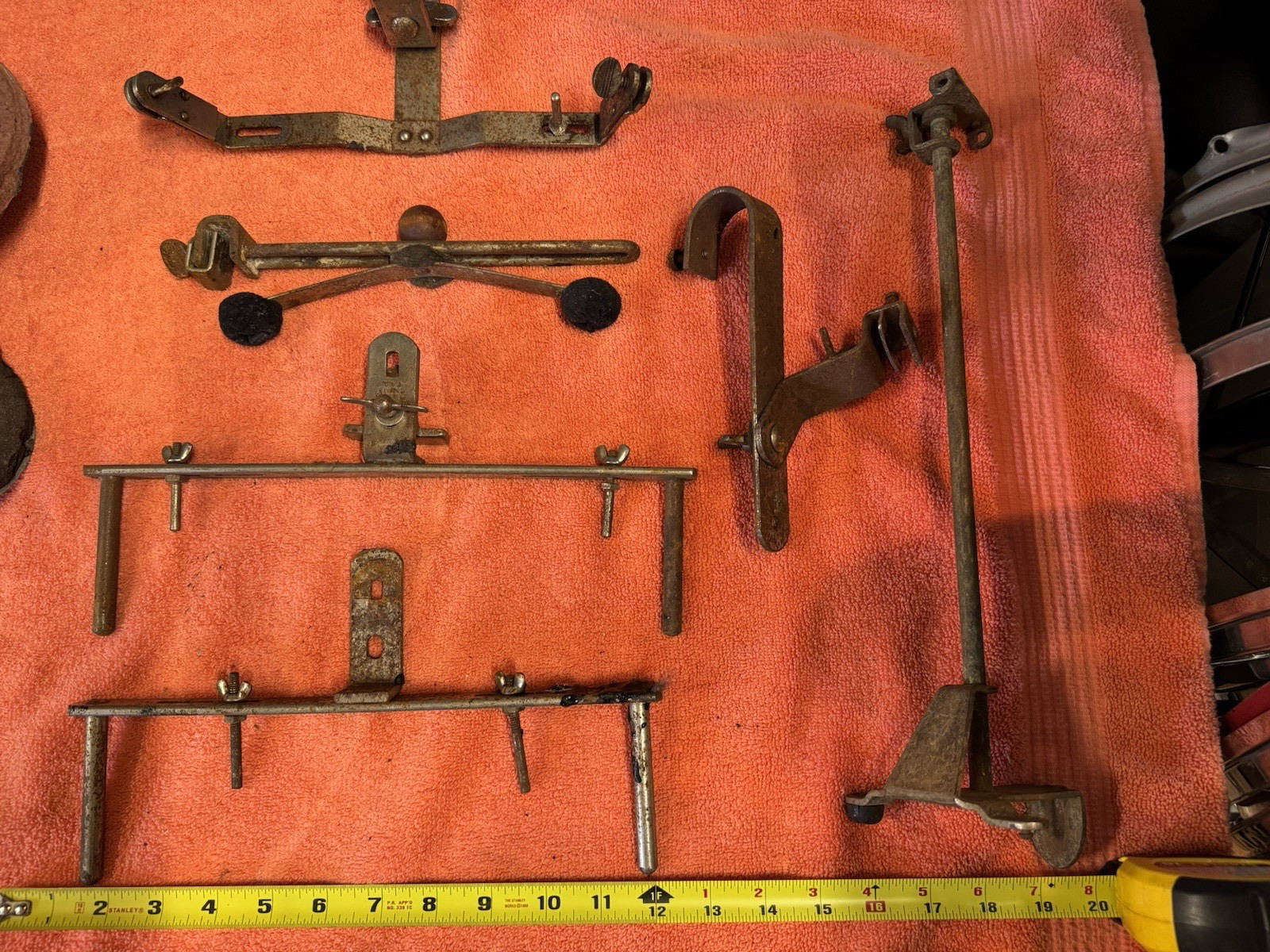 Vintage bass drum cowbell, block mounts 30's - 40's