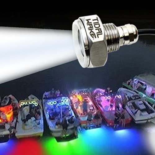 Underwater Led Boat Light 1800 Lumen Waterproof Quick Connect Bright Color Op...