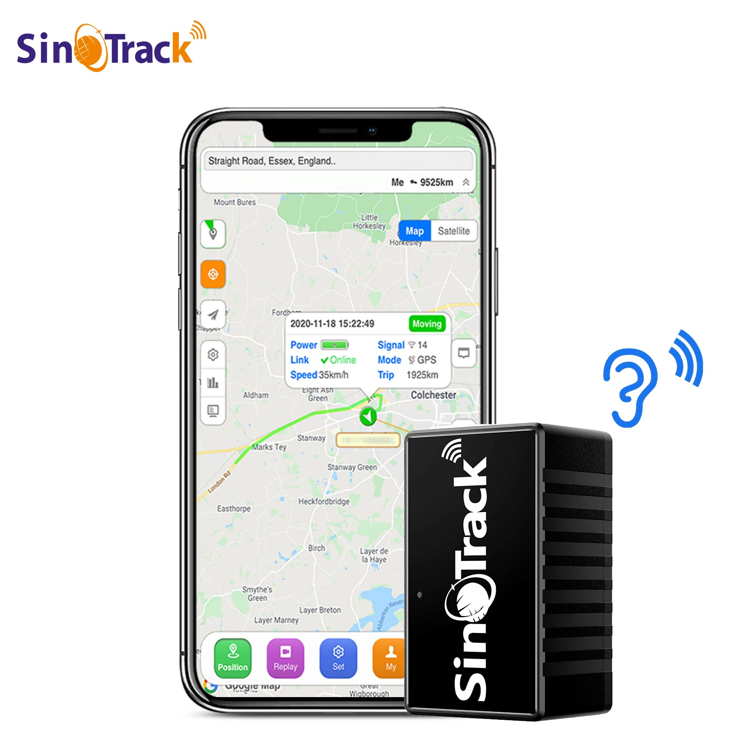 Mini Builtin Battery track ST-903 for Car Kids Personal Voice Monitor Pet track