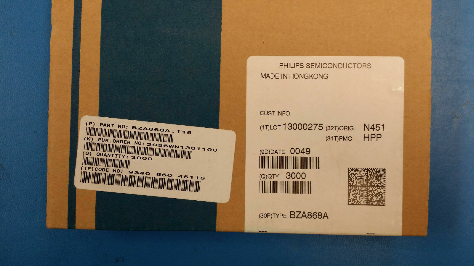 (25 PCS) BZA868A PHILIPS TVS DIODE 6.8VWM SOT353