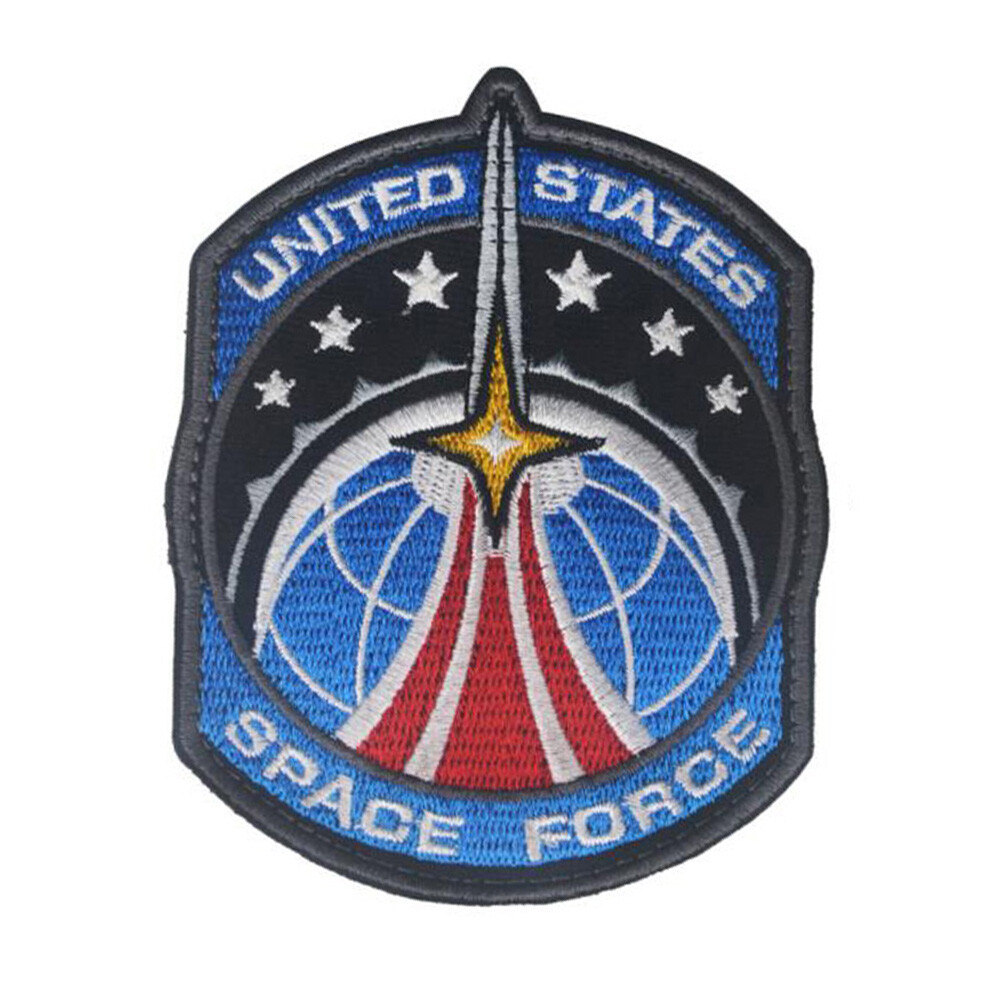 UNITED STATES SPACE FORCE 3D BADGE U.S. ARMY EMBROIDERED HOOK LOOP PATCH E1532