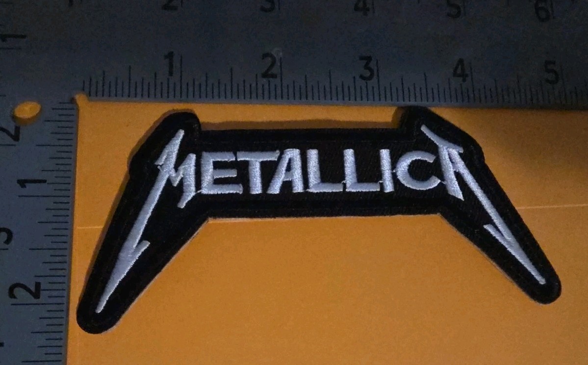 Metallica Band Logo Embroidered Iron/Sew On Patch