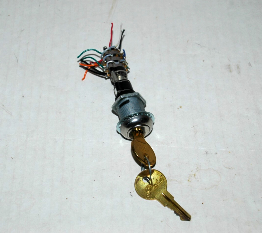 Grayhill Key Switch (Off-1-2-3-Momentary)  3 Stages  Used  FREE SHIP  (RB3.1)