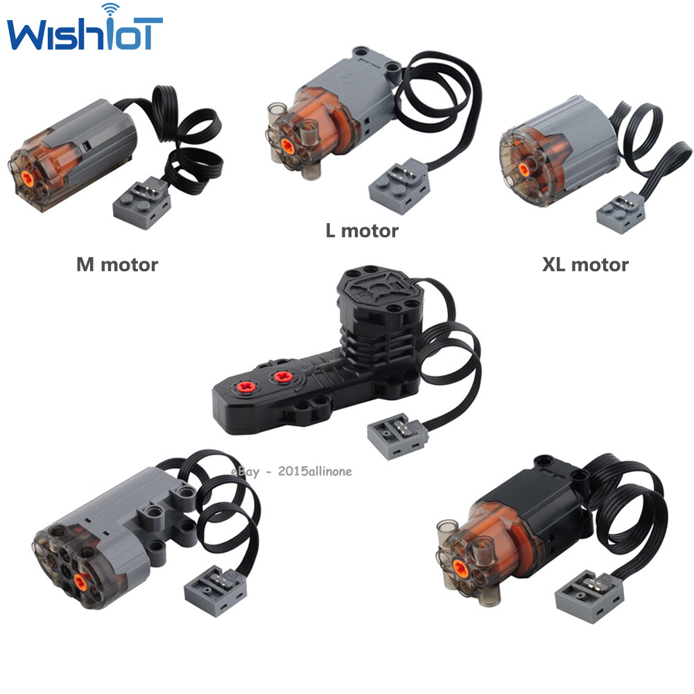 MOC Technics Motorized Parts Train Power Function M L XL Servo Motor Buggy Motor