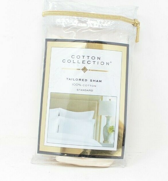 Levinsohn Cotton Collection 100% Cotton Tailored Sham in Ivory
