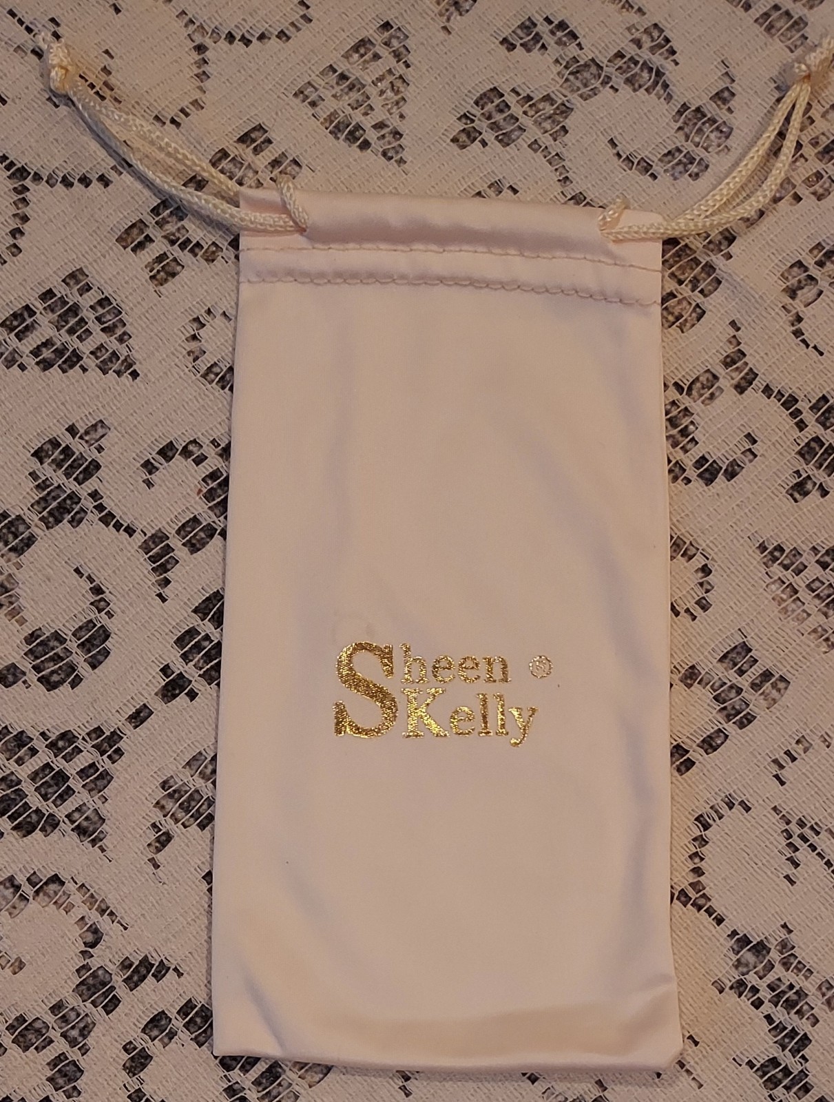 Sheen Kelly Eyeglass Sunglasses Fabric Storage Case New Beige