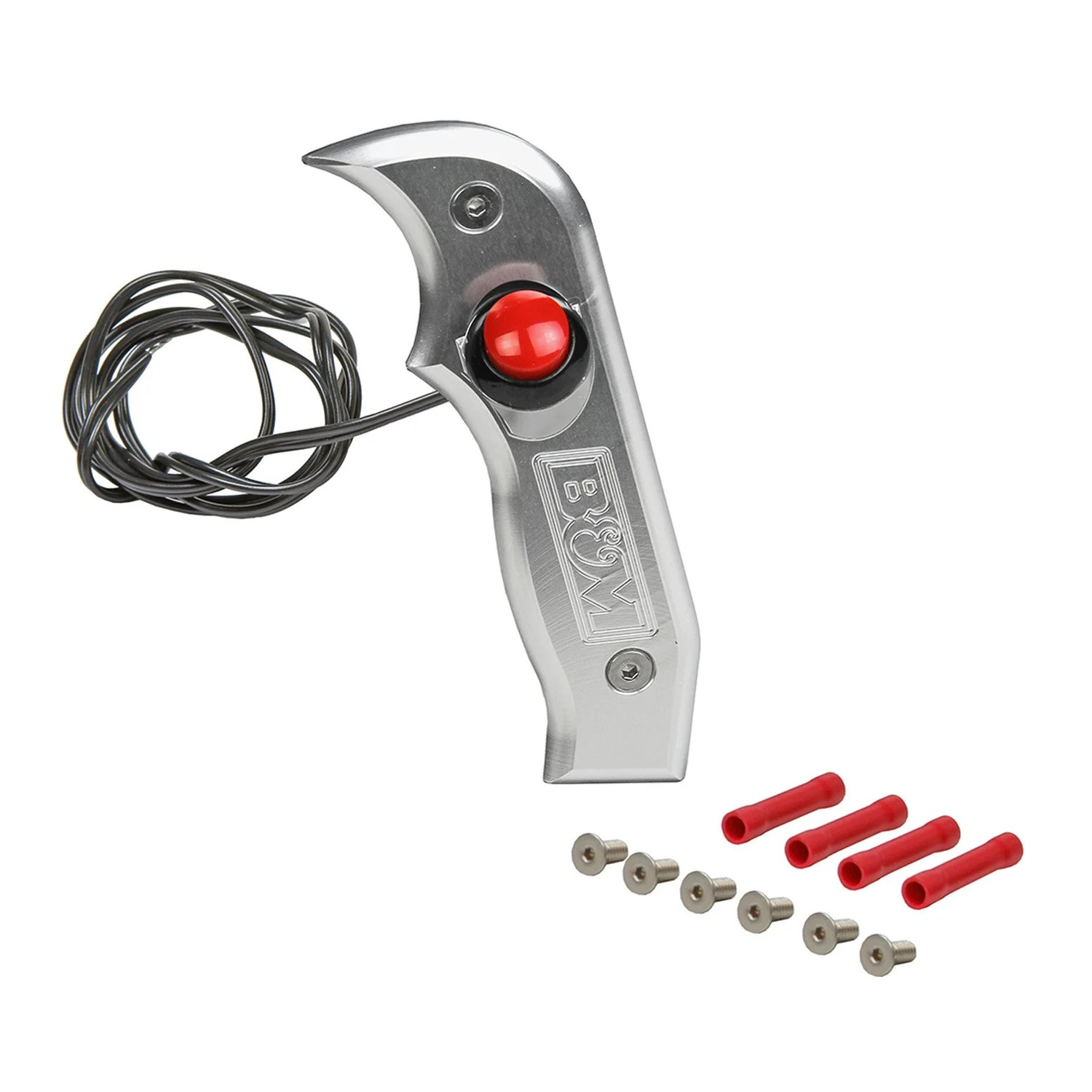 B&M 81060 Replacement Magnum Grip Side Plate with Momentary Button
