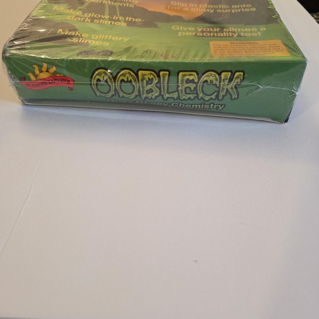 OOBLECK SCIENTIFIC EXPLORER Ooey Gooey Chemistry Slime Science Kit ~ New Sealed